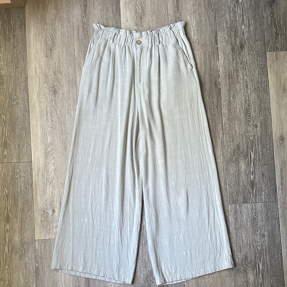 Olive & Leaf Wide Leg Ankle Pants